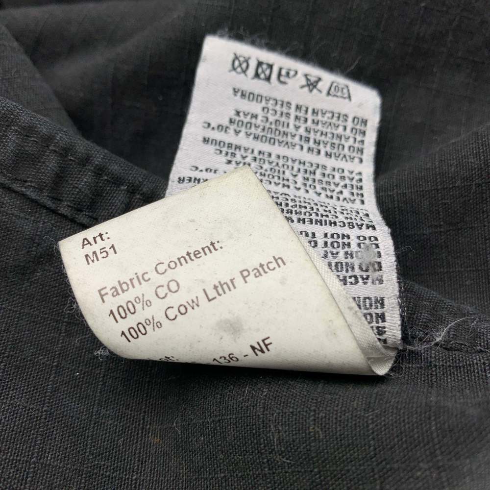 R13 Gray Distressed Cotton Destroyed Military Hooded Jacket - Picture 5 of 7